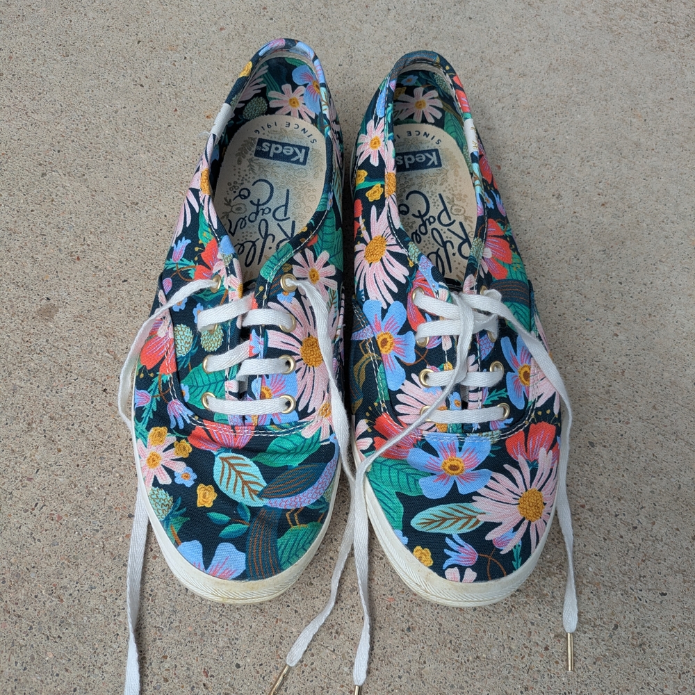 Keds Women's Floral Canvas Sneakers - Multicolor